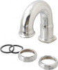 Federal Process 1-1/4 Outside Diameter, 20 Gauge, P Trap J Bend Only Chrome Coated, Brass 130 - 82722836