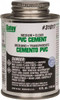 Oatey 4 oz Medium Bodied Cement Clear, Use with PVC up to 6" Diam 31017 - 37035771