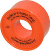 Federal Process 3/4" Wide x 500" Long General Purpose Pipe Repair Tape 3 mil Thick, -450 to 550°F, White ZT13 - 36913176