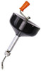 General Pipe Cleaners For 1-1/4 to 2 Inch Pipe, 25 Foot Cable Length, Handheld, Manual and Hand Drain Cleaner Steel Drum D-25-2 - 36893212