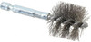 Schaefer Brush 1 Inch Inside Diameter, 1-3/16 Inch Actual Brush Diameter, Carbon Steel, Power Fitting and Cleaning Brush 1/4 Shank Diameter, 3-1/8 Inch Long, Hex Shaft Stem, 1-1/8 Inch Refrigeration Outside Diameter 09549-12 - 56489248