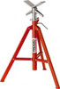 Ridgid 1" to 12" Pipe Capacity, Portable Folding V-Head Stand 28" to 52" High, 2,500 Lb Capacity 22168 - 77635720