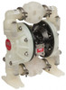 ARO Fluid Management 1" NPT, Nonmetallic, Air Operated Diaphragm Pump PTFE Diaphragm, Polypropylene Housing 6661B3-344-C - 09509878