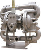 SANDPIPER Pump Air Operated Diaphragm Pump Neoprene Diaphragm, Aluminum Housing HDF1,DN2A. - 45893757