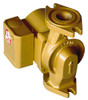 Bell & Gossett 1/25 hp, 5-9/16" Long, 1 Phase, Bronze Housing, Polypropylene Impeller, Inline Circulator Pump 115 Volt, 60 Hz, 6-3/8" Flange Width, Bell & Gossett Part No. 103252, 150 Max psi, ODP Motor 103252LF - 07499213