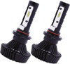 PRO-SOURCE 4,500 Lumens, 10-40 VDC, 9005 LED Headlights (Pair) 6500K Cool White Color Scale, 40 Low/High Watt, 30,000 to 50,000 Average Life Hours CED6237-9-MSC - 38184743