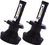 PRO-SOURCE 4,500 Lumens, 10-40 VDC, H4 & 9003 LED Headlights (Pair) 6500K Cool White Color Scale, 40 Low/High Watt, 30,000 to 50,000 Average Life Hours CED6237-4-MSC - 38189791