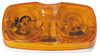 Peterson Manufacturing 4" Long x 2" Wide, Amber Lens & Reflector Plastic, 12 Volt V138A - 06884613