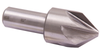 Precise 1-1/4" 82 Degree 6 Flute High Speed Steel Chatterless Countersink - 2001-4250
