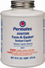 Permatex 16 oz Aviation Gasket Sealant -65 to 400°F, Dark Brown, Comes in Brush Top Can 80017 - 85634897