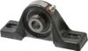 Browning VPS-208 AH 1/2" ID, 4-7/8" OAL x 2-7/32" OAH Pillow Block Air Handling 1,444 Lb Static Cap, 2,611 Lb Dyn Cap, 3-7/16" Btw Mnt Hole Ctrs, 1-3/16" Base-to-Ctr Ht, Cast Iron VPS-208 AH - 80463623