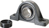 Browning VPLE-219 1-3/16" ID, 6-3/16" OAL x 3-5/32" OAH Pillow Block 2,567 Lb Static Cap, 4,381 Lb Dyn Cap, 4-5/8" Btw Mnt Hole Ctrs, 1-9/16" Base-to-Ctr Ht, Cast Iron VPLE-219 - 85365484