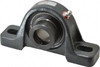 Browning VPE-215 15/16" ID, 5-1/2" OAL x 2-13/16" OAH Pillow Block 1,651 Lb Static Cap, 2,801 Lb Dyn Cap, 4-1/8" Btw Mnt Hole Ctrs, 1-7/16" Base-to-Ctr Ht, Cast Iron VPE-215 - 85365351