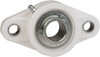 Value Collection 5/8" ID, 4-7/16" OAL x 1-5/16" OAH 2-Bolt Flange Mounted Bearing 1,495 Lb Static Cap, 2,877 Lb Dyn Cap, 3-35/64" Btw Mnt Hole Ctrs, 19/32" Base-to-Ctr Ht, Thermoplastic UCFL20210ES7PL - 69973501