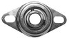Value Collection 5/8" ID, 1.126" OAL x 4" OAH 2-Bolt Flange 1,060 Lb Static Cap, 2,110 Lb Dyn Cap, 3" Btw Mnt Hole Ctrs, Stamped Steel Rubber Mount SARFL20210FP7 - 05546916