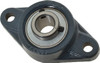 Value Collection 3/4" ID, 2-3/8" OAW x 4-7/16" OAL x 2-3/8" OAH 2-Bolt High Temperature Flange Bearing 1,650 Lb Static Cap, 2,830 Lb Dyn Cap, 3.531" Btw Mnt Hole Ctrs, 19/32" Base-to-Ctr Ht, Cast Iron UCFL204-12HT - 05550637