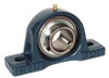 Value Collection 1-1/2" ID, 3-27/32" OAW x 7-1/4" OAL x 3-27/32" OAH High Temperature Ball Bearing Pillow Block 4,000 Lb Static Cap, 6,400 Lb Dyn Cap, 5.406" Btw Mnt Hole Ctrs, 1-15/16" Base-to-Ctr Ht, Cast Iron UCP208-24HT - 05702220