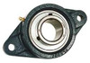 Value Collection 2" ID, 4-17/32" OAW x 7-3/4" OAL x 4-17/32" OAH 2-Bolt High Temperature Flange Bearing 5,120 Lb Static Cap, 7,700 Lb Dyn Cap, 6.188" Btw Mnt Hole Ctrs, 55/64" Base-to-Ctr Ht, Cast Iron UCFL210-32HT - 05550918