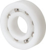 Made in USA 12mm Bore Diam, 28mm OD, Open Plastic Race Radial Ball Bearing 8mm Wide, 1 Row, Round Bore, 43 Lb Static Capacity, 55 Lb Dynamic Capacity A6001-6 - 35437672