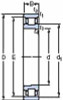 SKF 20mm Bore Diam, 47mm OD, Double Seal Deep Groove Radial Ball Bearing 14mm Wide, 1 Row, Round Bore, 6,550 Nm Static Capacity, 10,200 Nm Dynamic Capacity 204SZZST - 87515128