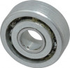 Value Collection 1/4" Bore Diam, 3/4" OD, Open Unground Full Complement Radial Ball Bearing 1/4" Wide, 1 Row, Round Bore, 306 Lb Dynamic Capacity 21208-01 - 01376748