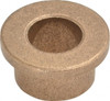 Boston Gear 1/2" Inside x 3/4" Outside Diam, Oil Impregnated Bronze Sleeve Bearing 1" Flange Outside Diam, 1/8" Flange Thickness, 1/2" OAL 35596 - 06454805