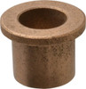 Boston Gear 9/16" Inside x 3/4" Outside Diam, Oil Impregnated Bronze Sleeve Bearing 1" Flange Outside Diam, 1/8" Flange Thickness, 3/4" OAL 69205 - 06454888