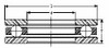 INA Bearing 7/8" ID x 1.844" OD x 5/8" Thick Steel Thrust Ball Bearing 940 Lb Static Load Capacity, 1,520 Max Pressure x Velocity FT7 - 03380516