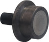 Accurate Bushing Co. 35mm Roller Diam x 23mm Width, 16mm Stud Diam x 32.55mm Length, Flanged Load Roller Carbon Steel, 18mm Thread Length, M16 x 1.5 Thread, 55.55mm OAL, 6,000 N Dynamic Cap, 2,680 N Static Cap MFCR-35 - 62893987