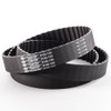 Gates Section XL, 254mm Outside Length, 6mm Wide Synchronous Belt 50 Teeth, 212° Max Temp, Polychloroprene (Neoprene), Black, No. 100XL025 92571104 - 96336094
