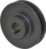 Browning 3/4" Bore Diam, 3.45" OD, Finished Bore Single Groove Sheave 21/32" Wide, Cast Iron AK34X3/4 - 00754986