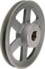 TB Woods 7/8" Bore Diam, 4-3/4" OD, Finished Bore Single Groove Sheave 7/8" Wide BK5078 - 82222365