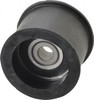 Fenner Drives 3/8 Inside x 2.07" Outside Diam, 1.37" Wide Pulley Slot, Glass Reinforced Nylon Idler Pulley For Use with Flat Belts, 1-1/8" Wide FA2001RB0001 - 35428507