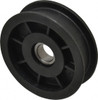 Fenner Drives 17 Inside x 3-1/2" Outside Diam, 0.77" Wide Pulley Slot, Glass Reinforced Nylon Idler Pulley For Use with Flat Belts, 5/8" Wide FA3501 - 35428465