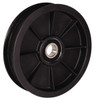 Fenner Drives 1/2 Inside x 4.8" Outside Diam, 0.53" Wide Pulley Slot, Glass Reinforced Nylon Idler Pulley 1/2" Belt Size Diam, For Use with Round Belts RA4801RB0002 - 35428861