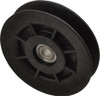Fenner Drives 3/8 Inside x 4" Outside Diam, 0.64" Wide Pulley Slot, Glass Reinforced Nylon Idler Pulley 5L/B Belt Section, For Use with V-Belts VA4002RB0001 - 35428309