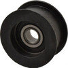 Fenner Drives 1/2 Inside x 2.35" Outside Diam, 0.98" Wide Pulley Slot, Glass Reinforced Nylon Idler Pulley For Use with Flat Belts, 7/8" Wide FA2002RB0002 - 35428606