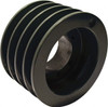 TB Woods 4 Groove, 1/2 to 1-5/8 Bore Diam, 3.35" Outside Diam, QD Bushed V Belt Sheave 3.40 3V Diam Belt Pitch 3V3.354 - 55520423