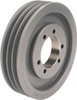 TB Woods 3 Groove, 1/2 to 1-15/16 Bore Diam, 7.15" Outside Diam, QD Bushed V Belt Sheave 6.4 A Diam Belt Pitch 683B - 82246844