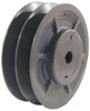 Browning 2VP50X5/8 5/8" Inside Diam x 4-3/4" Outside Diam, 2 Groove, Variable Pitched Sheave Belt Sections 3L, 4L, A, 5L & B, 3" Sheave Thickness, 1-3/8 to 2" Face Width 2VP50X5/8 - 74934191
