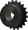 Browning 3/8" Chain Pitch, Chain Size 35, 21 Tooth Finished Bore Sprocket 3/4" Bore Diam, 2.516" Pitch Diam, 2.7 OD H3521X3/4 - 78340882