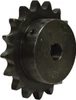 U.S. Tsubaki 1/2" Chain Pitch, Chain Size 40, 22 Tooth Finished Bore Sprocket 1-1/8" Bore Diam, 3.513" Pitch Diam, 3.78 OD 40B22F-1B - 55225668