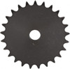 U.S. Tsubaki 1/2" Chain Pitch, Chain Size 40, 36 Tooth "A" Plate Roller Chain Sprocket 19/32" Bore Diam, 5.737" Pitch Diam, 6.02 OD 40A36 - 54201850