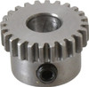 Boston Gear 32 Pitch, 3/4" Pitch Diam, 24 Tooth Spur Gear 0.188" Face Width, 5/16" Bore Diam, 0.64" Hub Diam, 14.5° Pressure Angle, Steel H3224 - 36681930