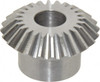 Boston Gear 16 Pitch, 1-1/2" Pitch Diam, 24 Tooth Miter Gear 0.32" Face Width, 1/2" Bore Diam, 1" Hub Diam, 20° Pressure Angle, Steel L112Y - 36682730