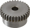 Browning NSS2032 20 Pitch, 1.6" Pitch Diam, 32 Tooth Spur Gear 3/8" Bore Diam, 1-7/16" Hub Diam, Steel NSS2032 - 35442284