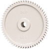 Made in USA 24 Pitch, 2-1/2" Pitch Diam, 2.583" OD, 60 Tooth Spur Gear 1/4" Face Width, 5/16" Bore Diam, 43/64" Hub Diam, 20° Pressure Angle, Acetal 2460 - 78080298