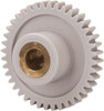 Made in USA 32 Pitch, 1-1/4" Pitch Diam, 1-5/16" OD, 40 Tooth Spur Gear 3/16" Face Width, 1/4" Bore Diam, 39/64" Hub Diam, 20° Pressure Angle, Acetal 3240BI - 04034617