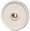 Made in USA 24 Pitch, 2-1/4" Pitch Diam, 2.333" OD, 54 Tooth Spur Gear 1/4" Face Width, 5/16" Bore Diam, 43/64" Hub Diam, 20° Pressure Angle, Acetal 2454BI - 04034443