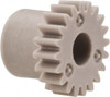 Made in USA 48 Pitch, 5/12" Pitch Diam, 0.458" OD, 20 Tooth Spur Gear 1/8" Face Width, 5/32" Bore Diam, 11/32" Hub Diam, 20° Pressure Angle, Acetal 4820 - 03302841
